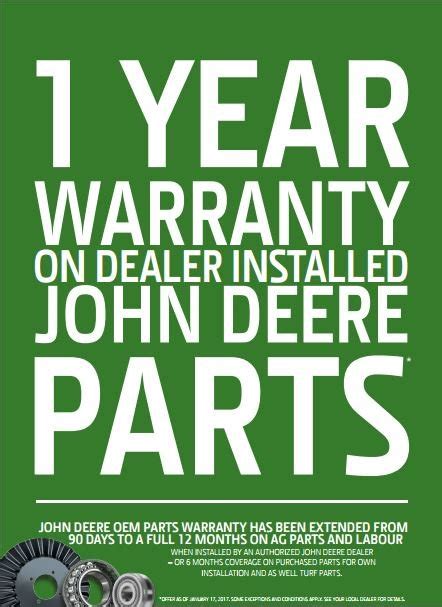 deere skid steer warranty|john deere warranty.